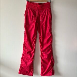 Sz4 Lululemon Studio Pant II *No Liner 
Red